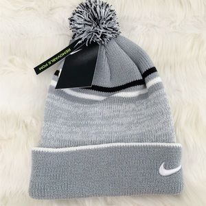 ✔️ NIKE Beanie Hat Cozy Winter Hat Removable Pom